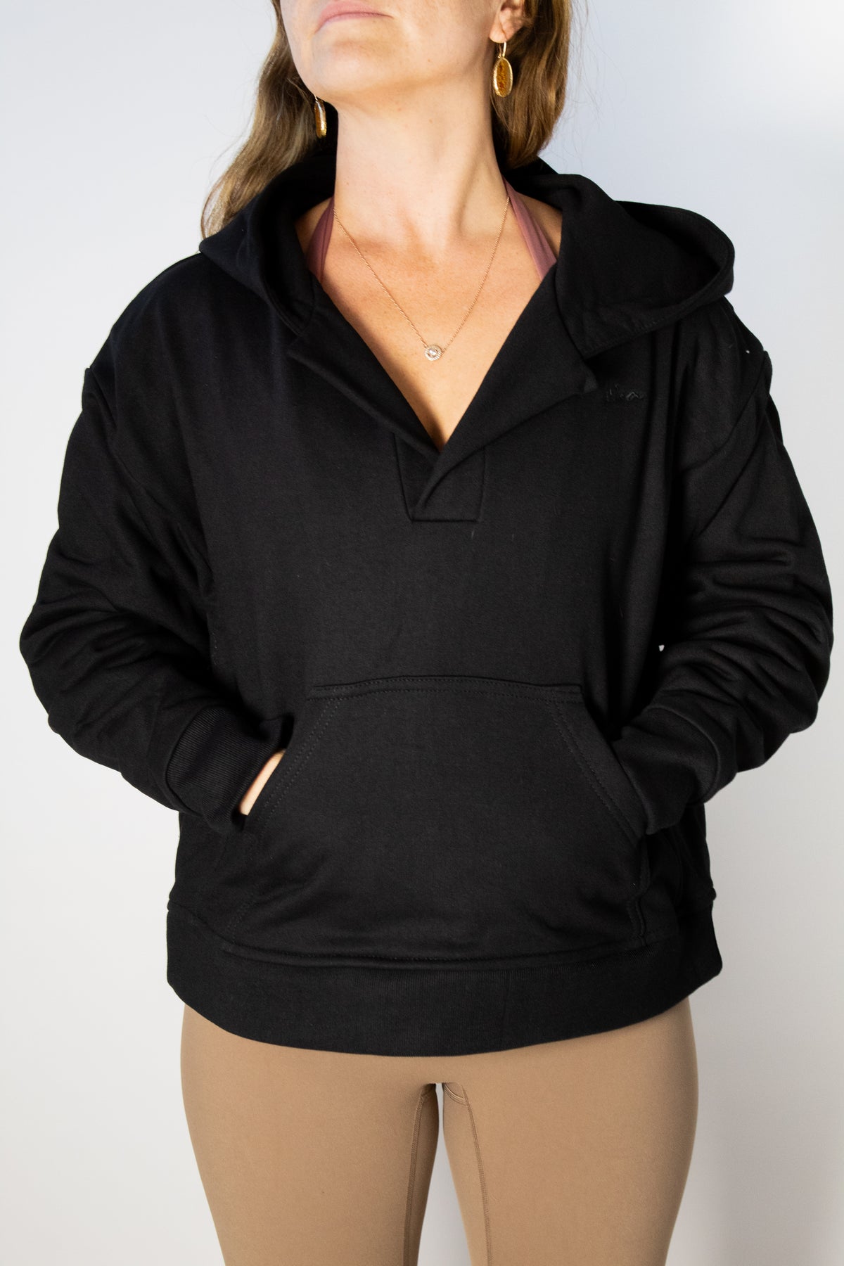 Polerón Hoodie Black
