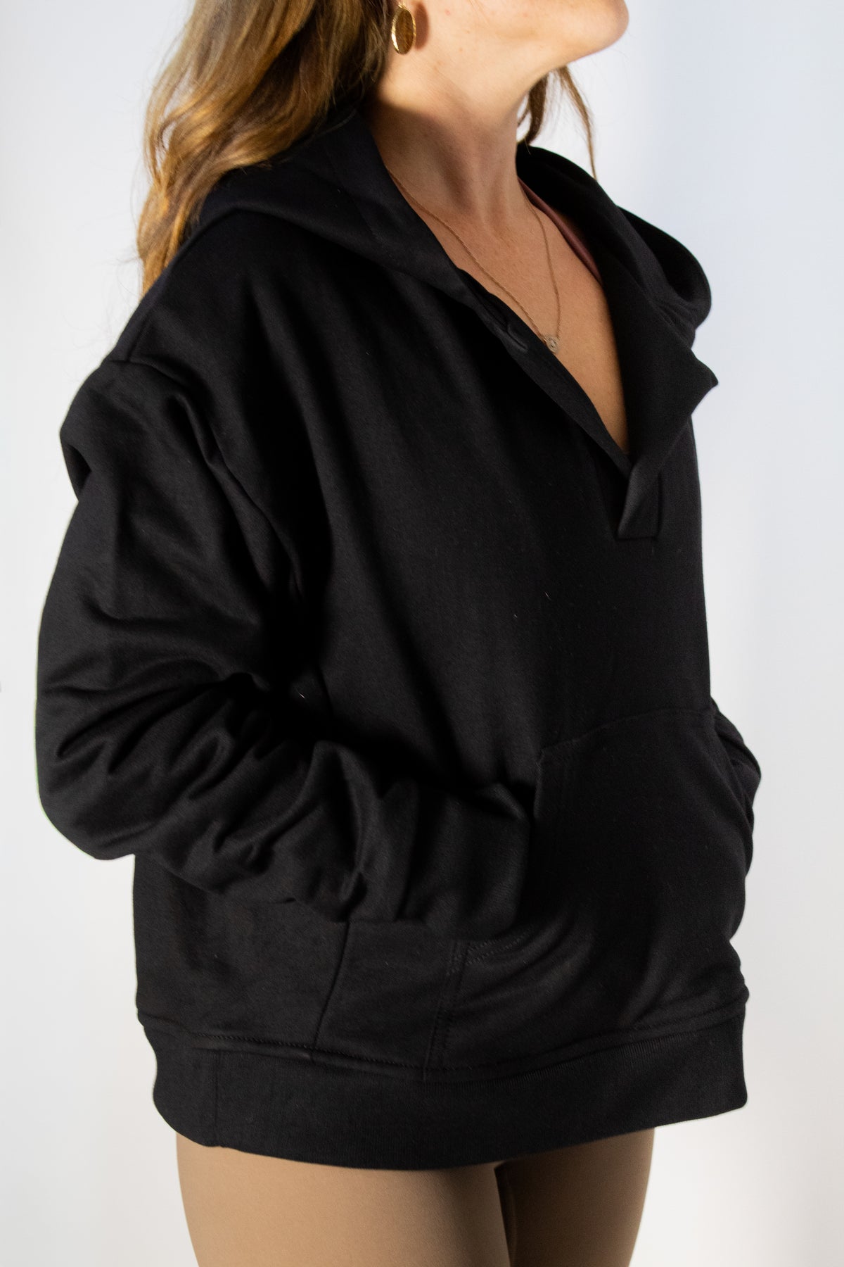 Polerón Hoodie Black